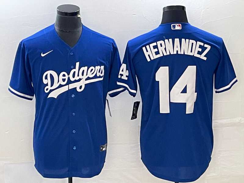 Men's Los Angeles Dodgers #14 Enrique Hernandez Blue Stitched Cool Base Nike Jersey,We sell and wholesale Men's Los Angeles Dodgers #14 Enrique Hernandez Blue Stitched Cool Base Nike Jersey on line form chian!